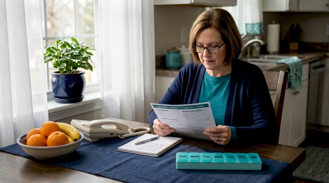 Living Alone Emergency Planning Explained for Adults 50+