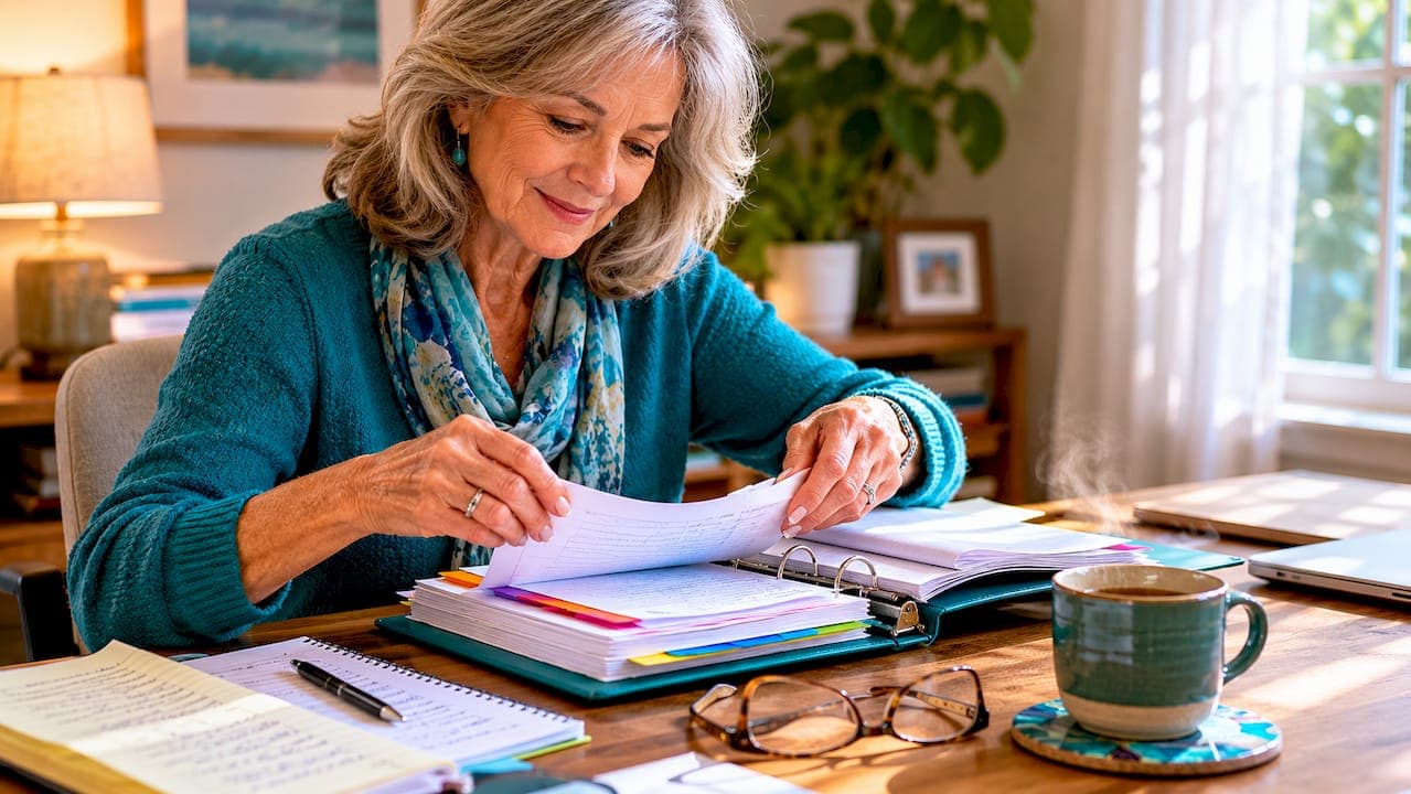 What Is a Solo Aging Binder? A Guide for Adults 50+