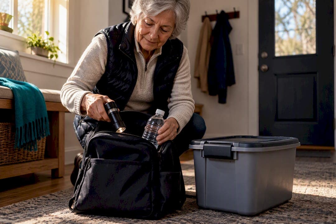 Two Kits, One Clear Trigger: An Evacuation Plan for Solo Seniors