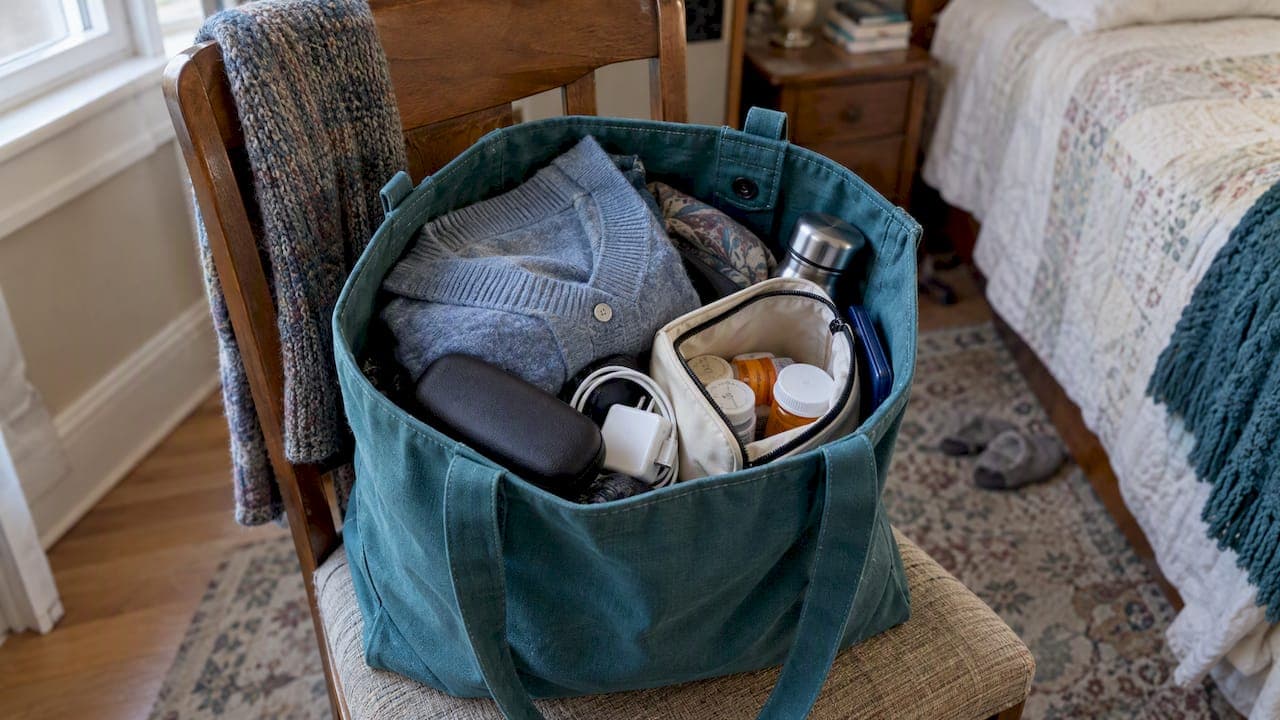 Hospital Go Bag for Seniors Who Live Alone